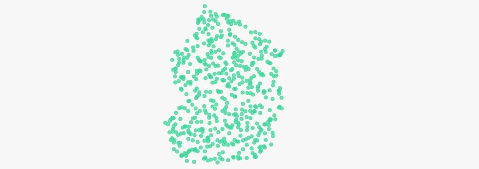 Figure 3: Embeddings of 500 samples selected with Diversity-only.