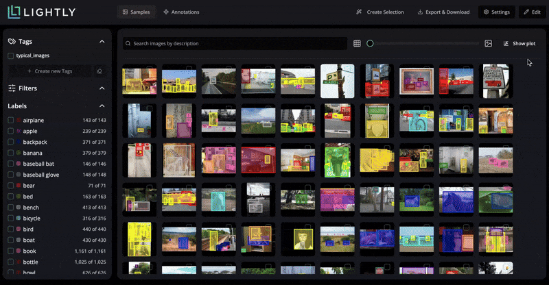 Figure 8: Visualization of image embeddings in LightlyStudio.