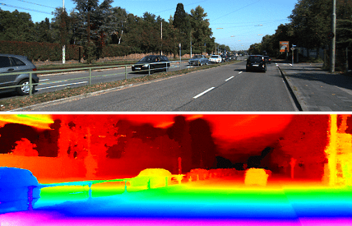 Figure 12: NYU Depth V2 sample with RGB, depth, and labels.
