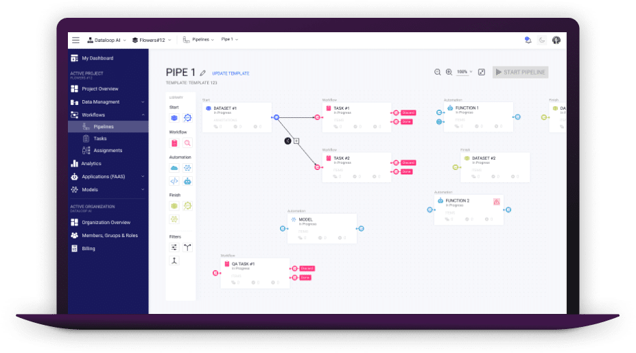 Figure: Dataloop UI