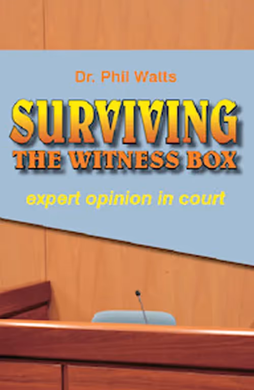 Surviving the Witness Box: Expert Opinion in Court