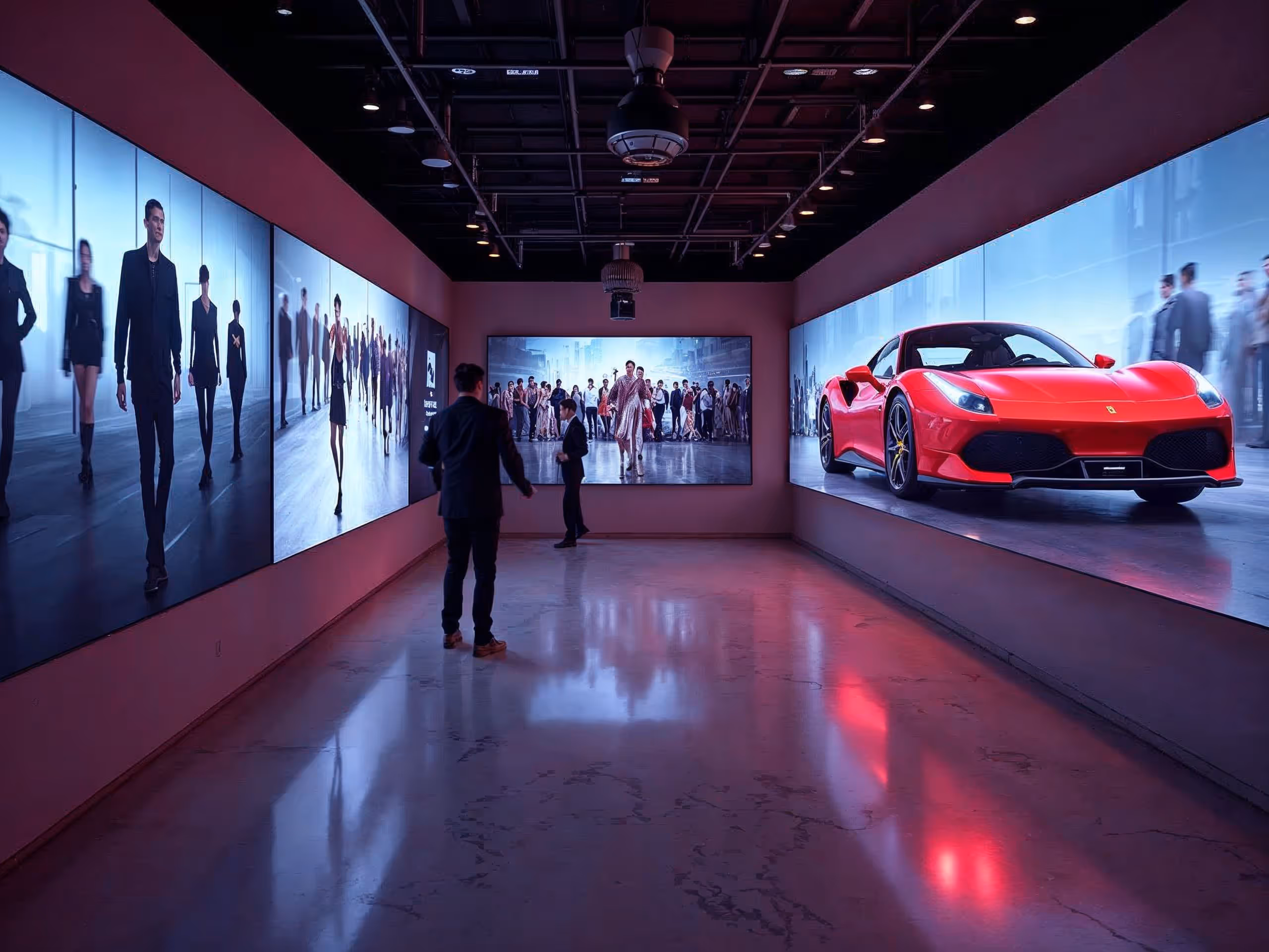 Showcase marquee collaborations with iconic brand motifs