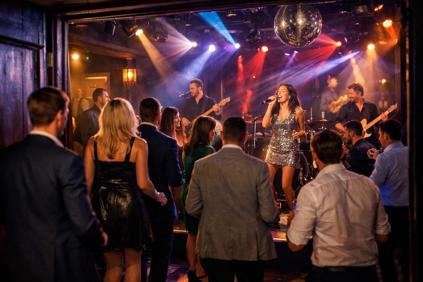 Late-night entertainment space in a multi-space event