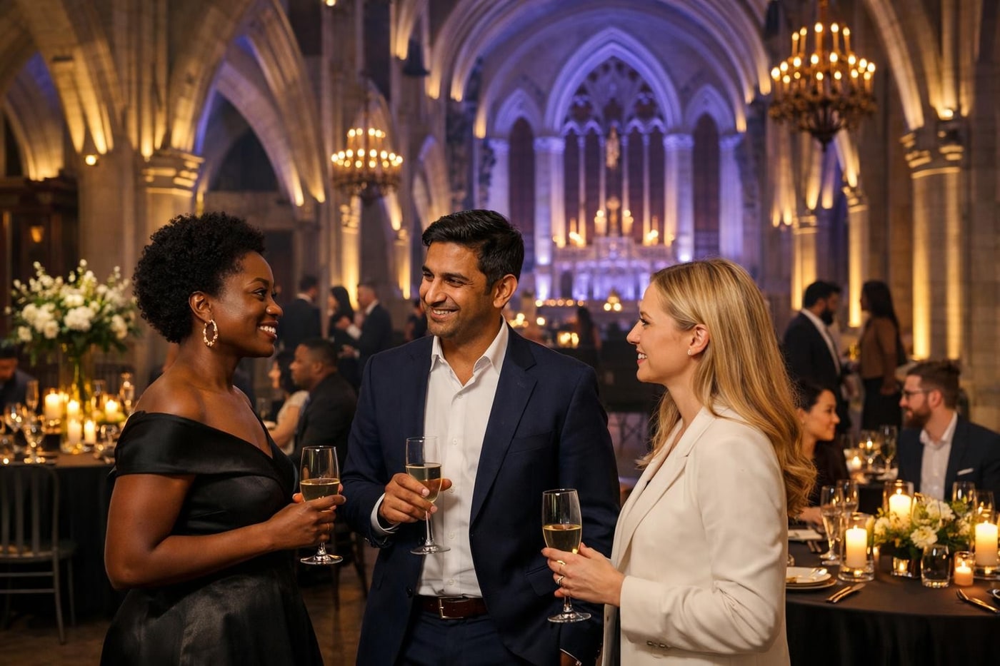 Venue transformation for an immersive corporate event