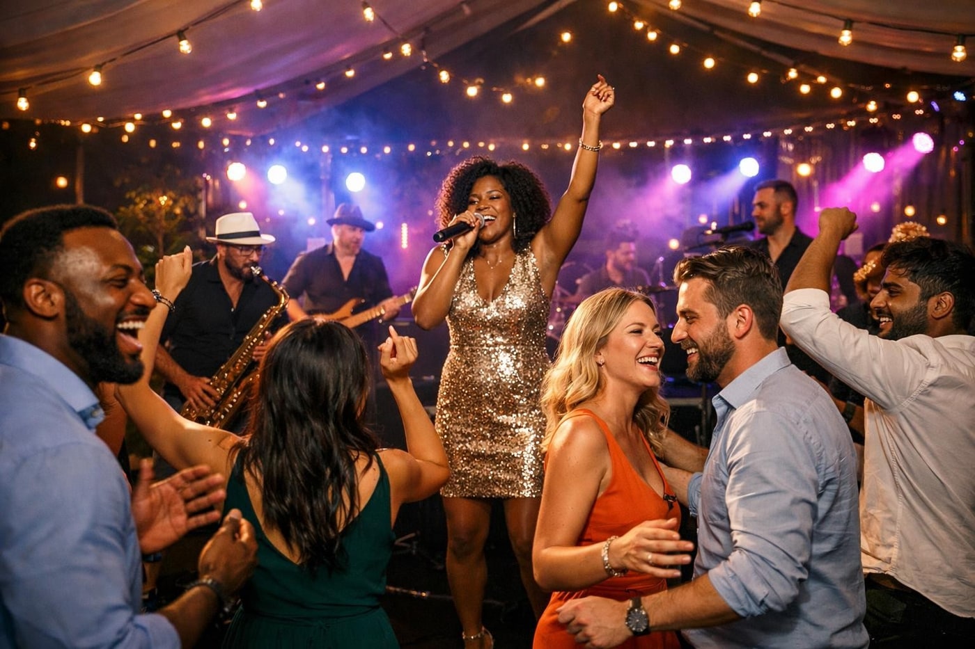 Standout moment at a premium corporate summer party