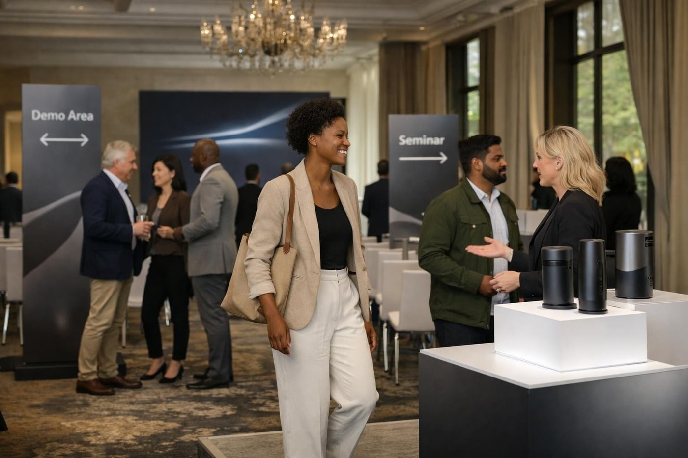 Consistent roadshow branding at an experiential marketing tour stop