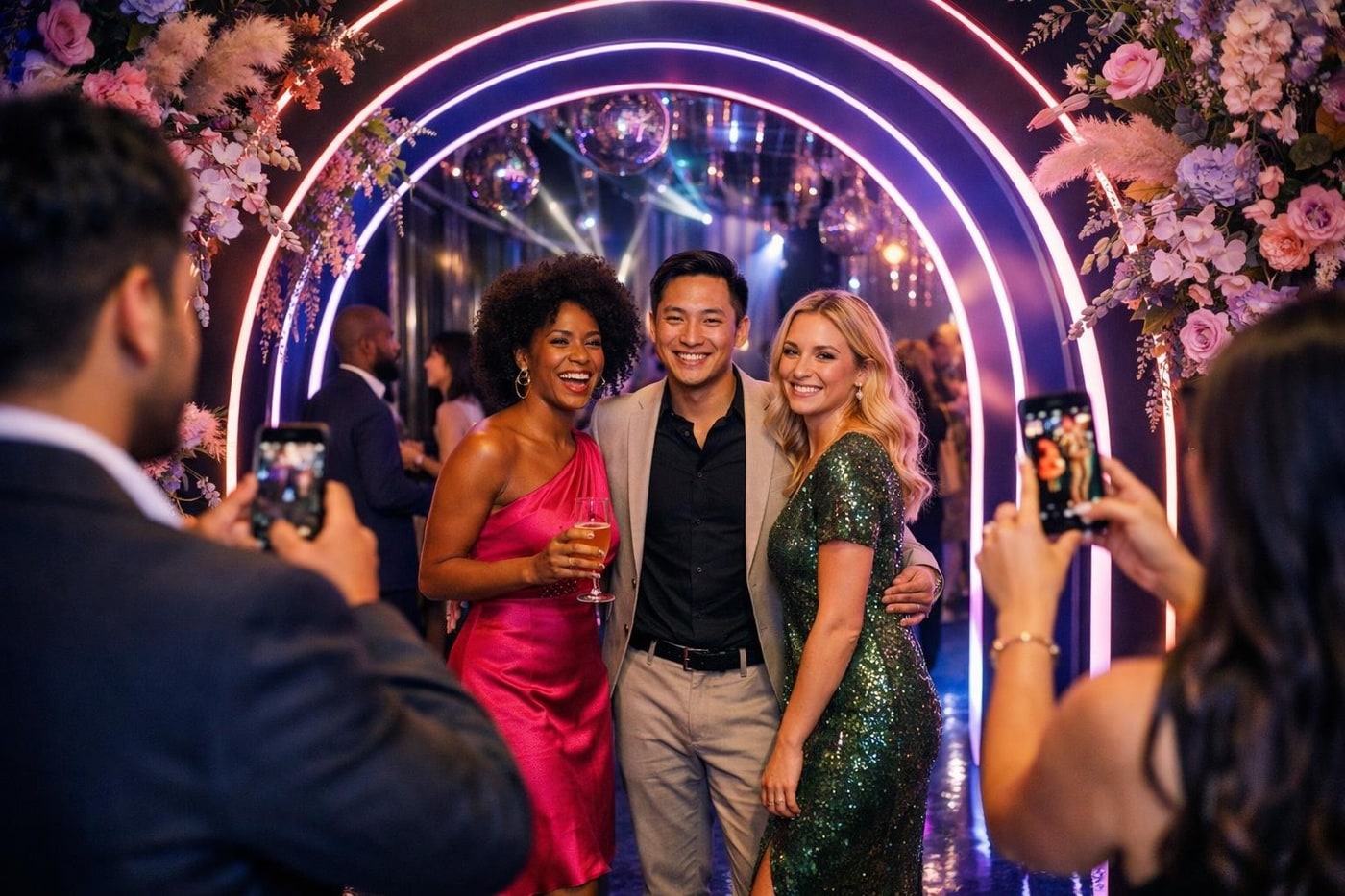 Shareable experiential marketing moment with strong visual impact