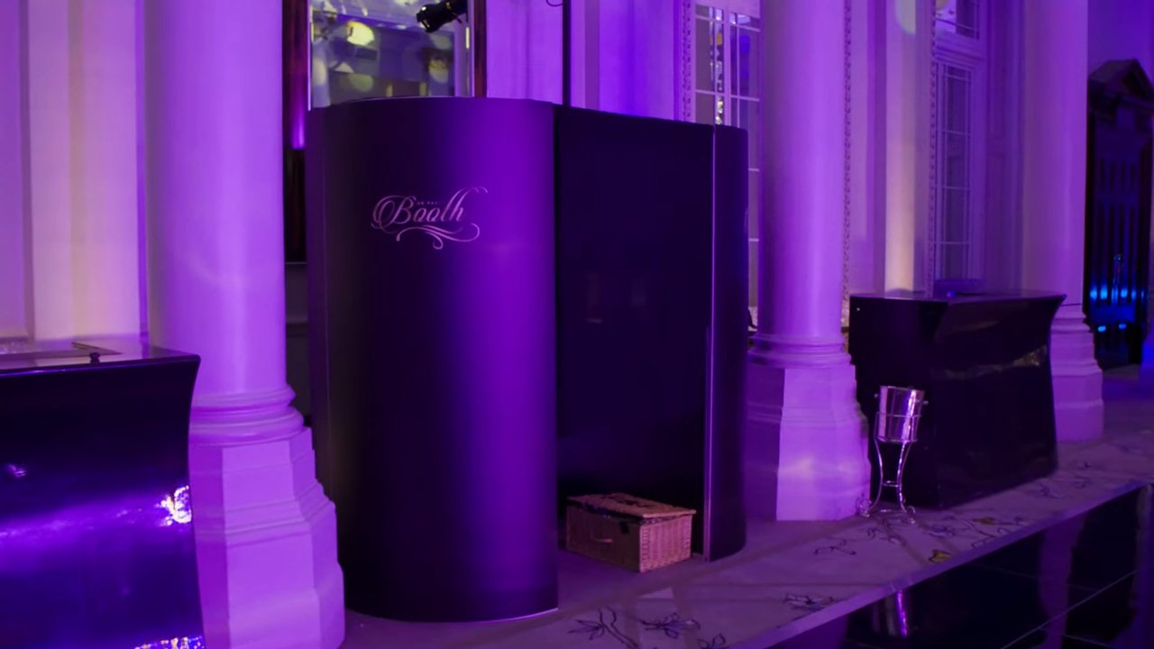 Branded photo booth
