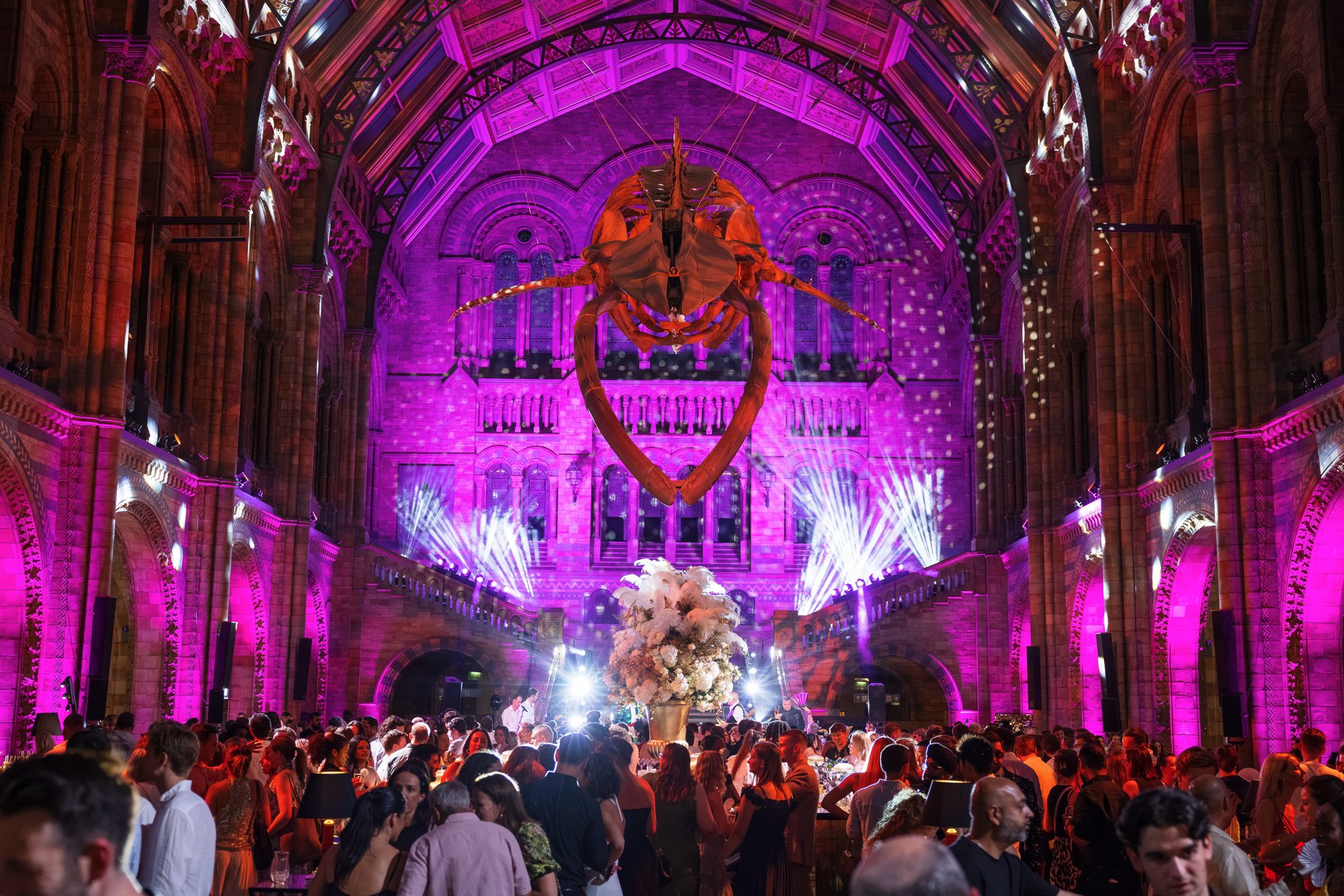 Dramatic AV and lighting transform Hintze Hall