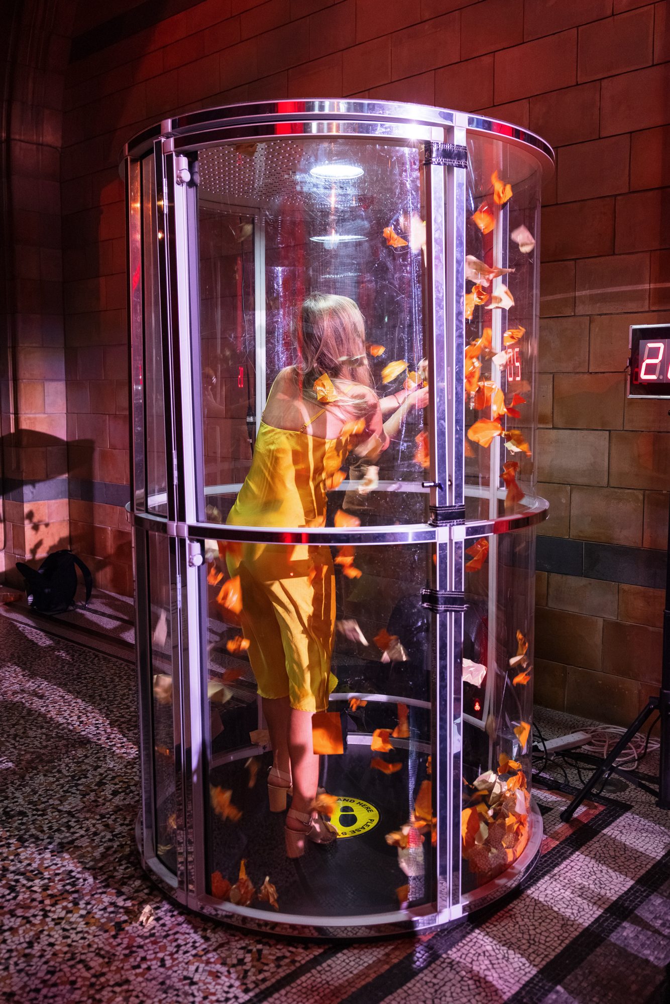 Guests take on the bespoke Glitz Grabber