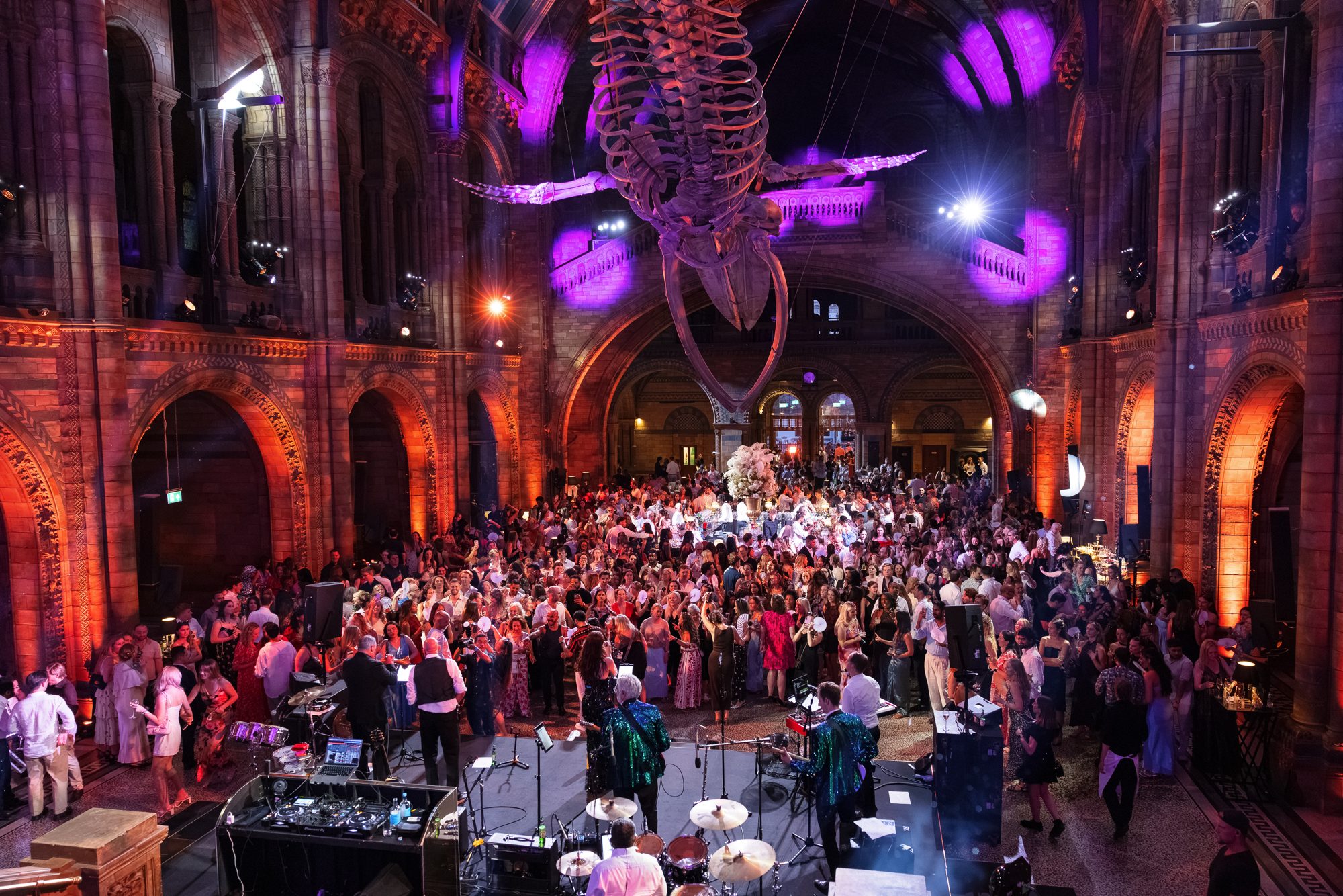 Around 800 guests fill Hintze Hall for the celebration