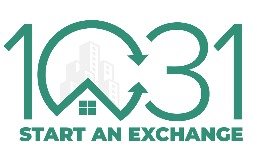 1031 start an exchange logo - green and white