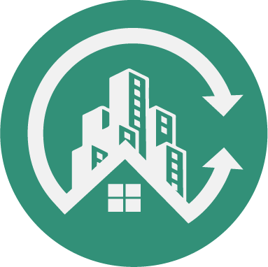 green and white start an exchange logo
