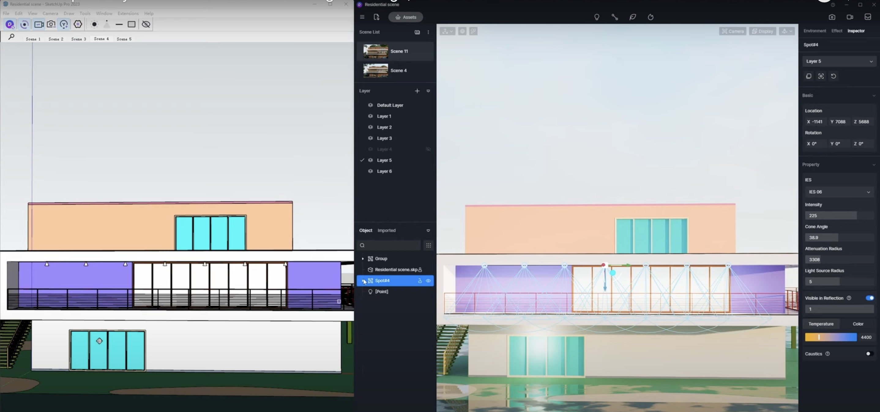 Sketchup 2025 D5 Render Livesync