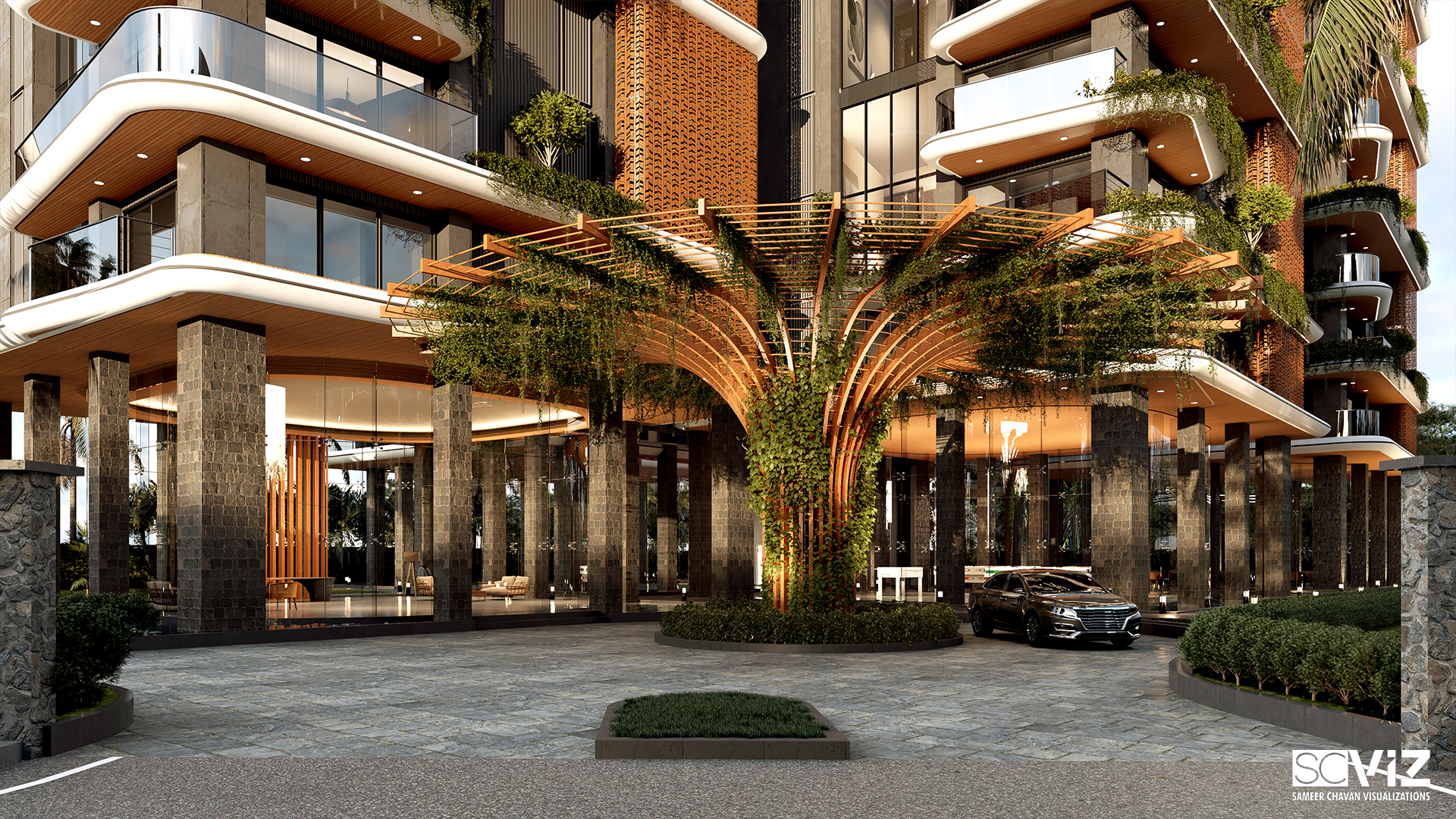 Architectural visualization project with D5 Render