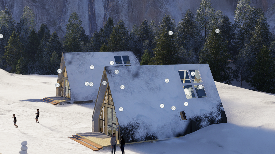 Snow decals from D5 Asset Library