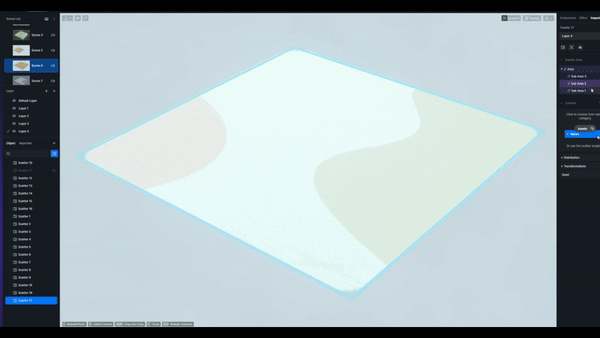 procedural landscape scatter tool