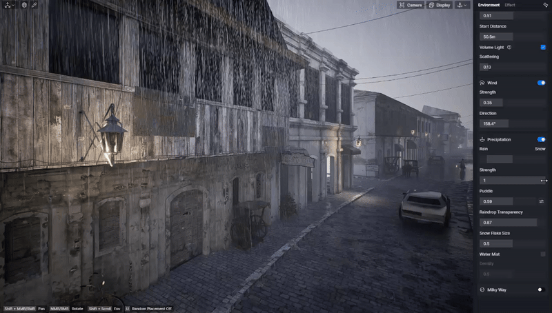rain background