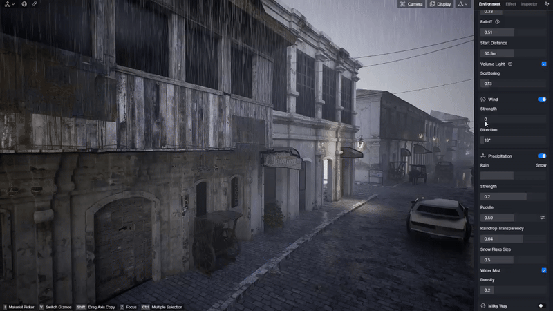 rain background