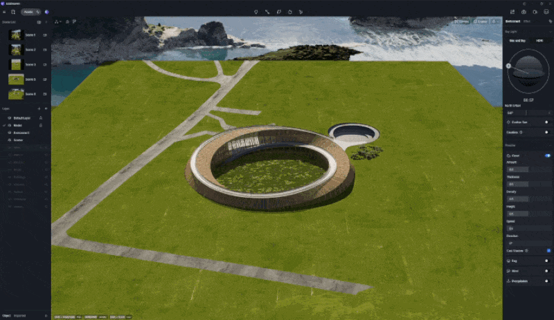AI image generators in architecture cannot replace traditional rendering tools like D5 Render.