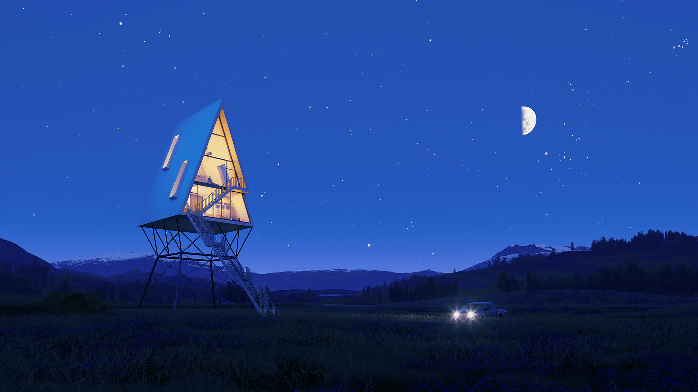 Creating a stunning night scene in D5 Render using AI tools and natural HDRI
