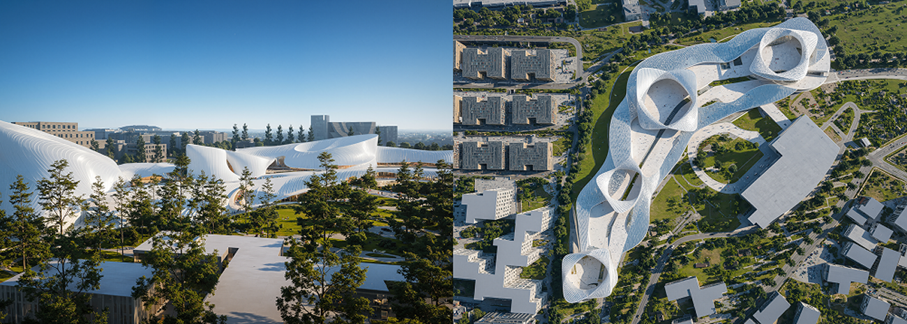 D5 Render architectural visualization using real-time geospatial data