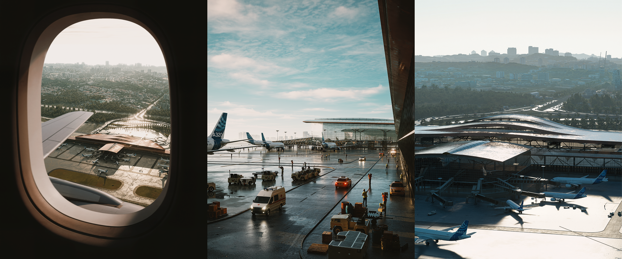 D5 Render architectural visualization using real-time geospatial data