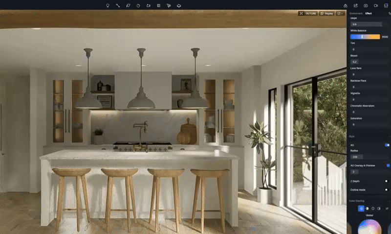 Stylized art creation in D5 Render: Expert tips for designers and visuals.