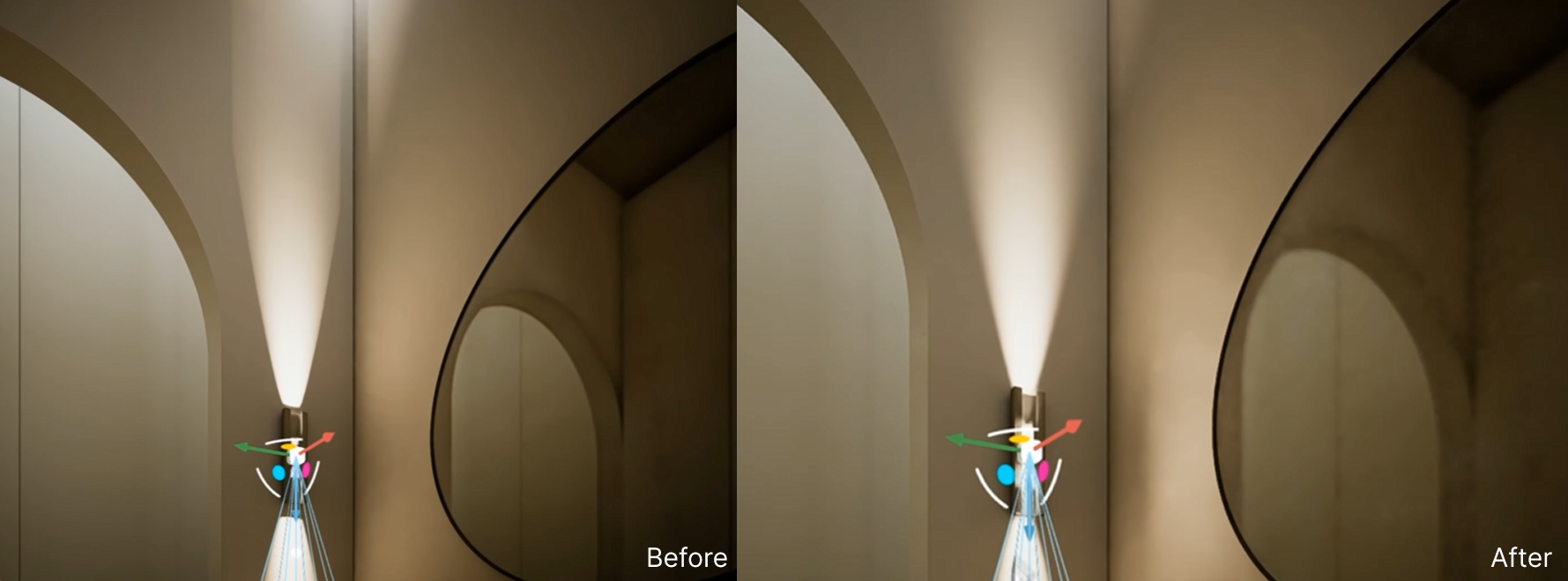 Interior lighting with D5 Render: Achieve realistic, soft, and balanced lighting for dark rooms