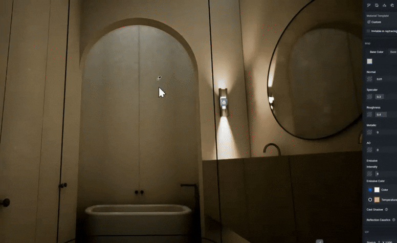 Interior lighting with D5 Render: Achieve realistic, soft, and balanced lighting for dark rooms