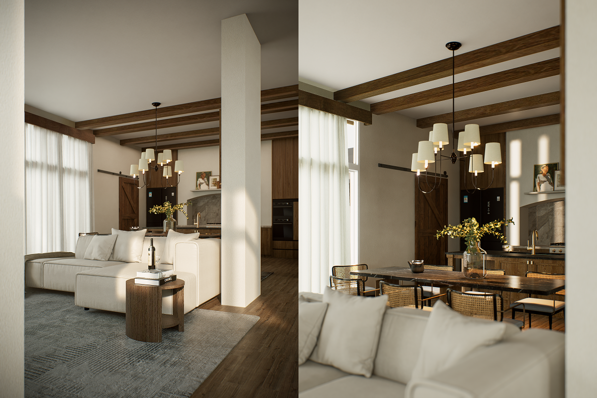 Visual storytelling with D5 Render: Create cinematic interiors using real-time lighting, materials, and camera control.