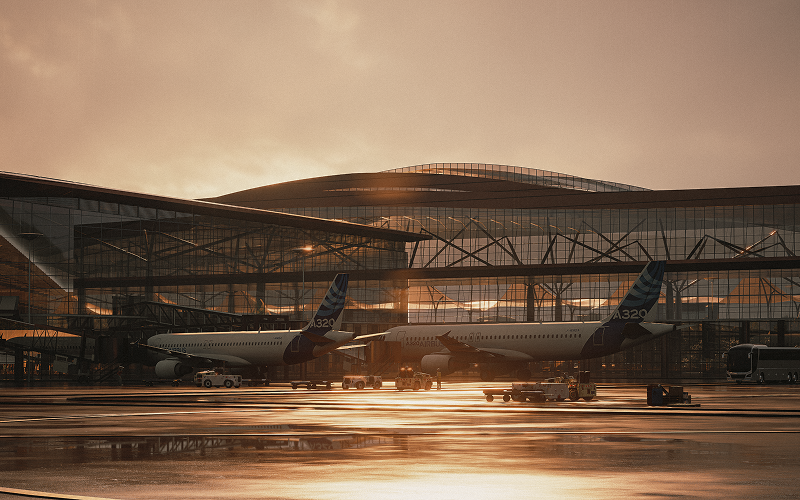 D5 Render Smart Lighting System controls for Geo Sky, Custom, and HDRI modes