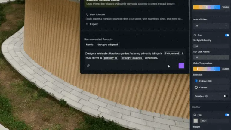 ai landscaping design