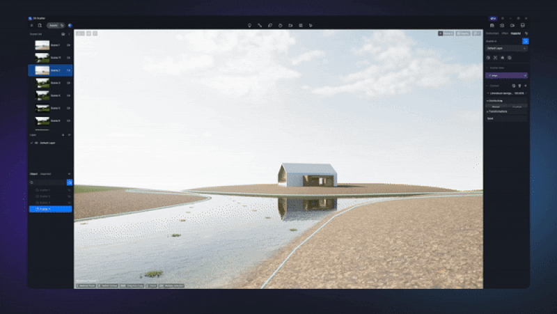 Visualize home renovation ideas with D5 Render real-time rendering