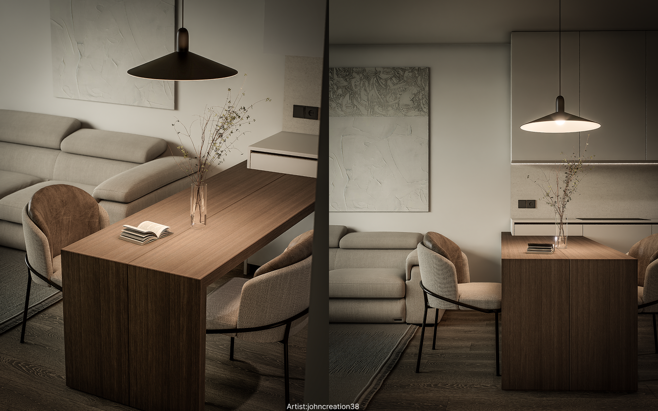 8 D5 Render accent lights for cinematic real-time visualization