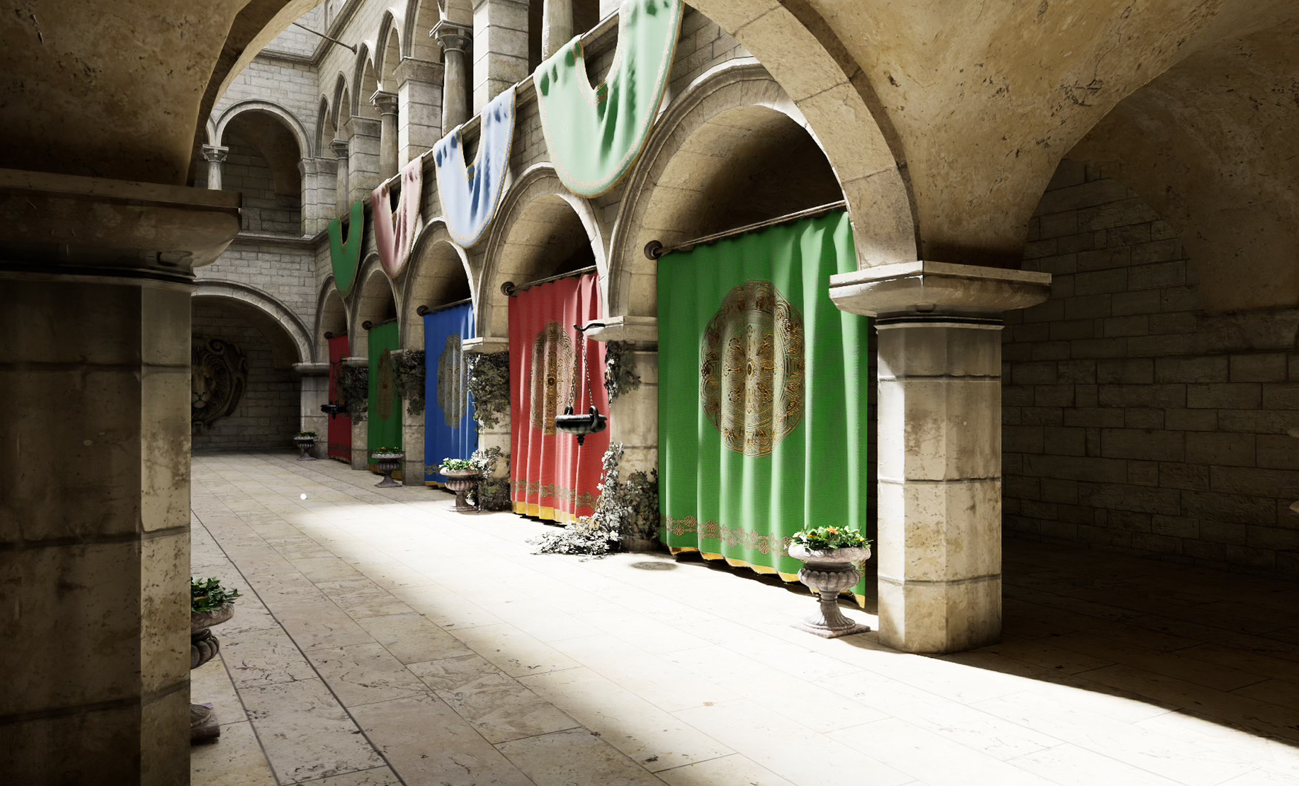 D5 Engine GI accurate lighting example