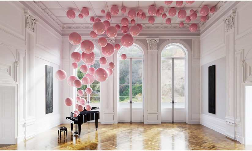 D5 Lite Piano Interior Final Render