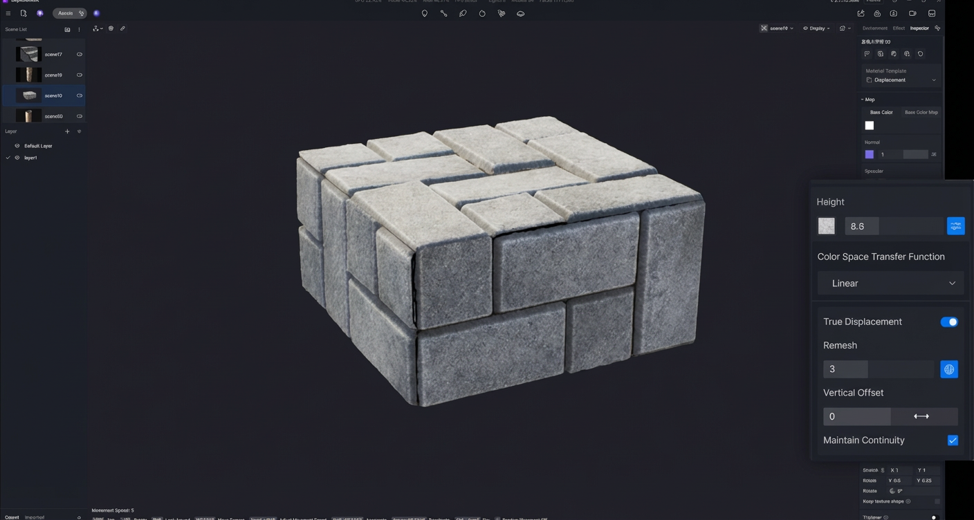 D5 Render Continuity ON