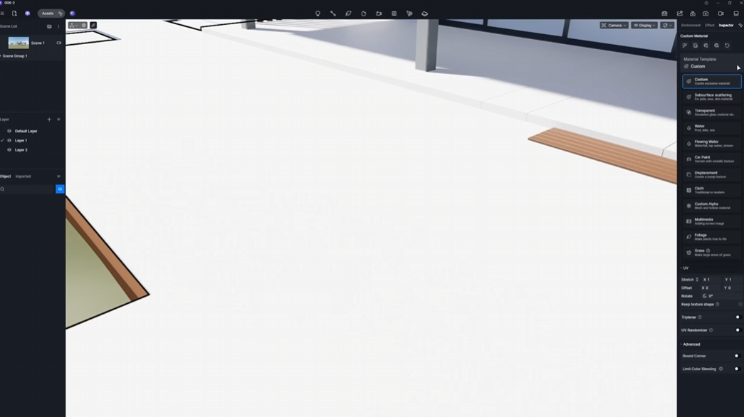 15-min photorealistic architecture rendering using D5 Render AI.