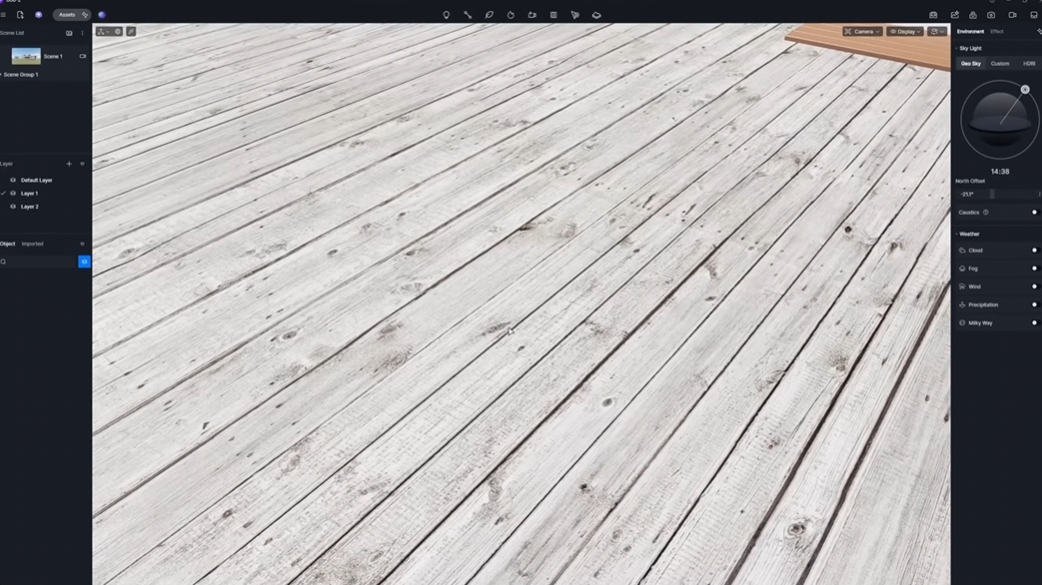 15-min photorealistic architecture rendering using D5 Render AI.