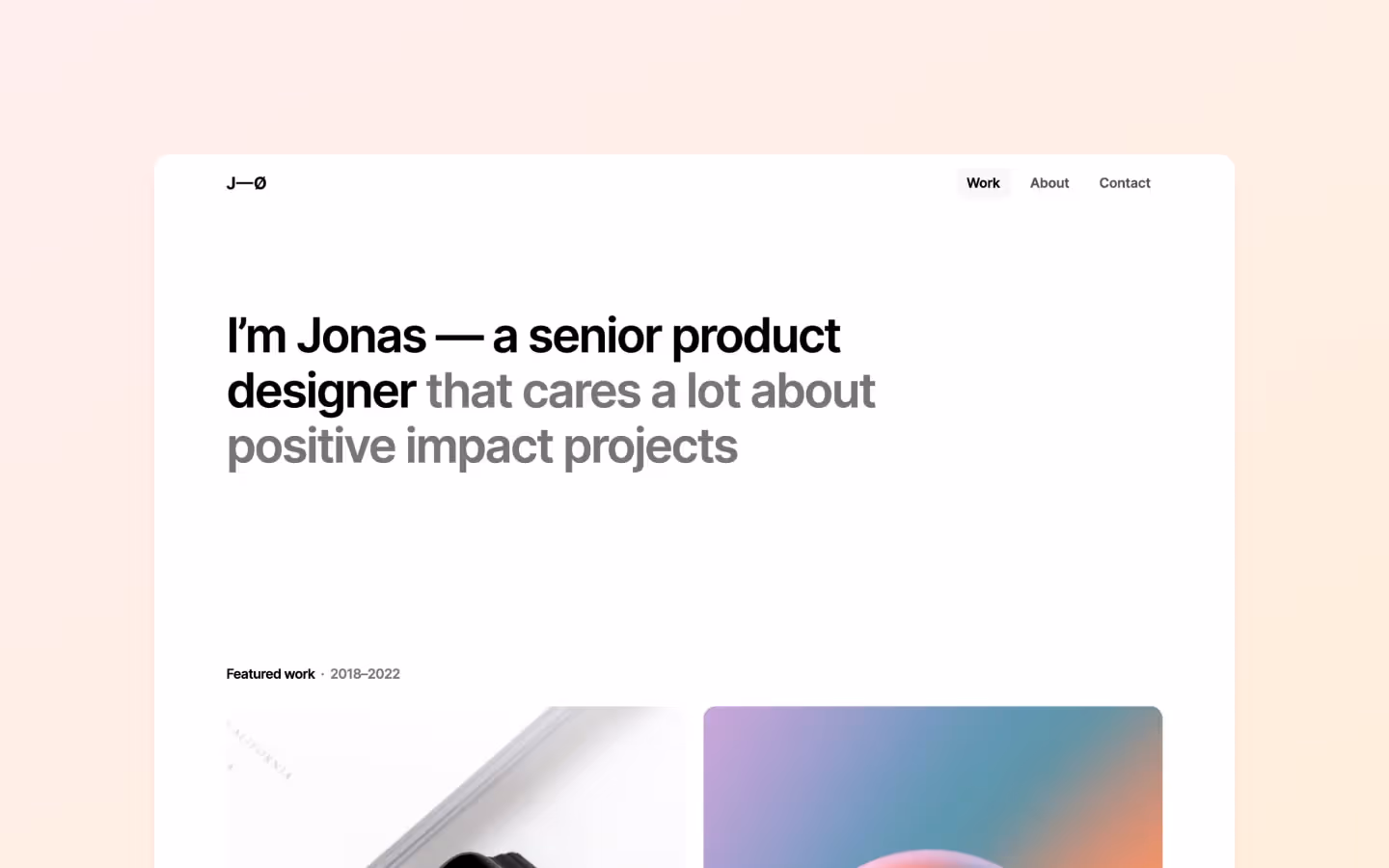 Jonas Webflow template