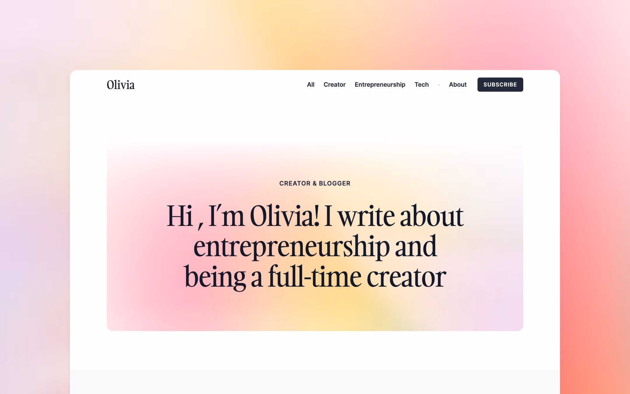 Compose premium Webflow blog template