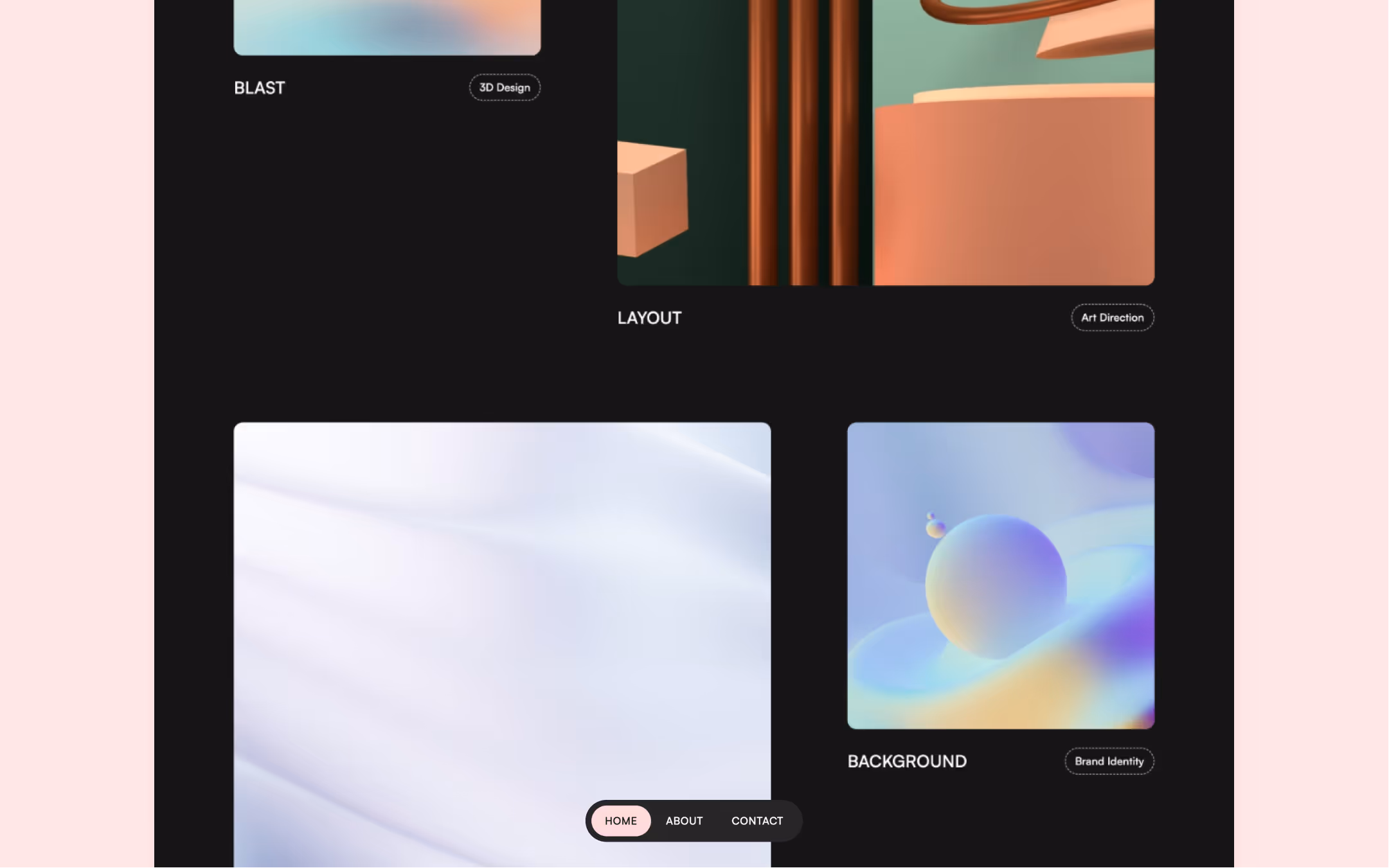 Darkfolio is a clean premium portfolio Webflow template