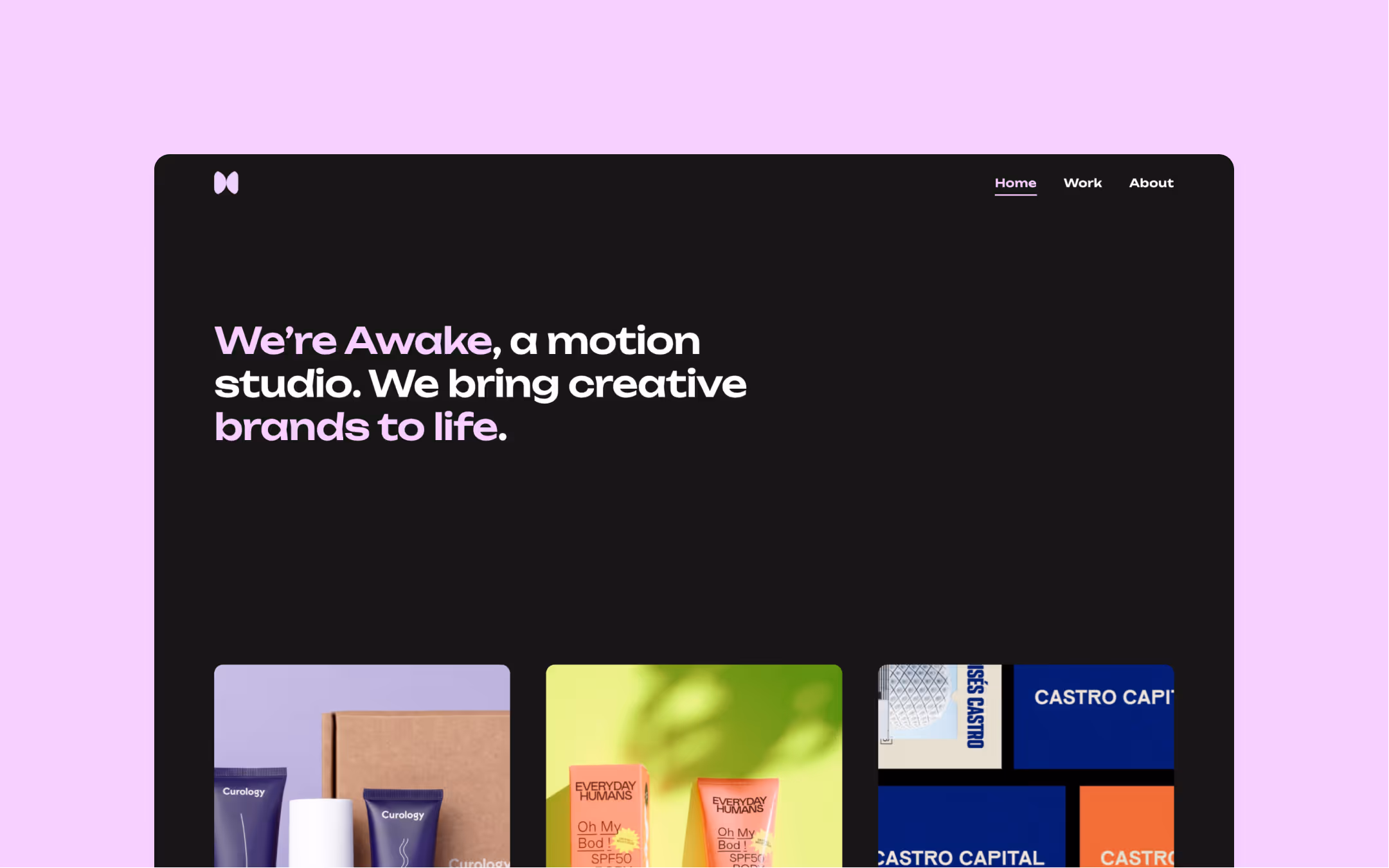Awake, a high-quality Webflow template for agencies