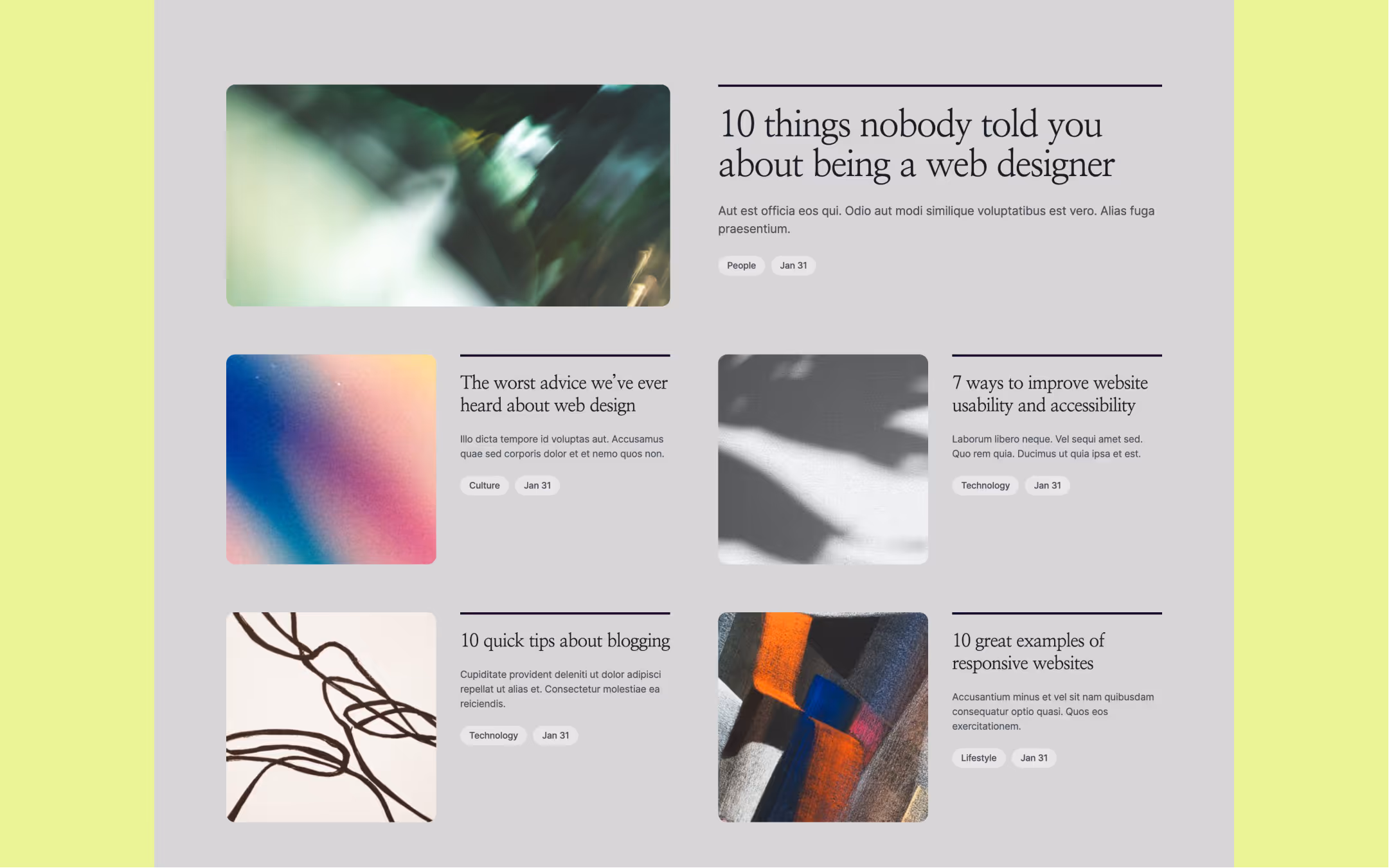 Narrative is a premium blog template for Webflow