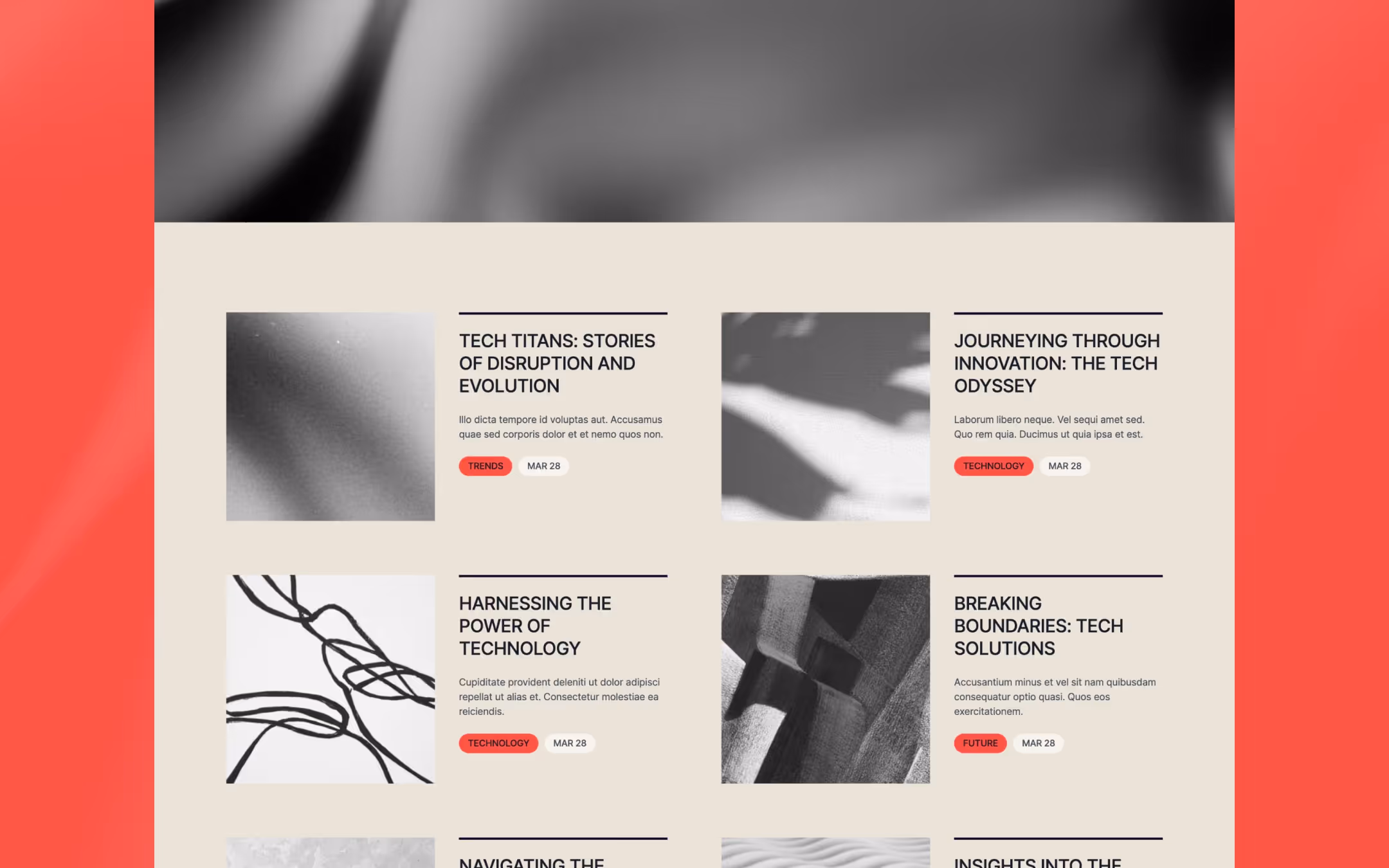 Reflect is a premium blog template for Webflow