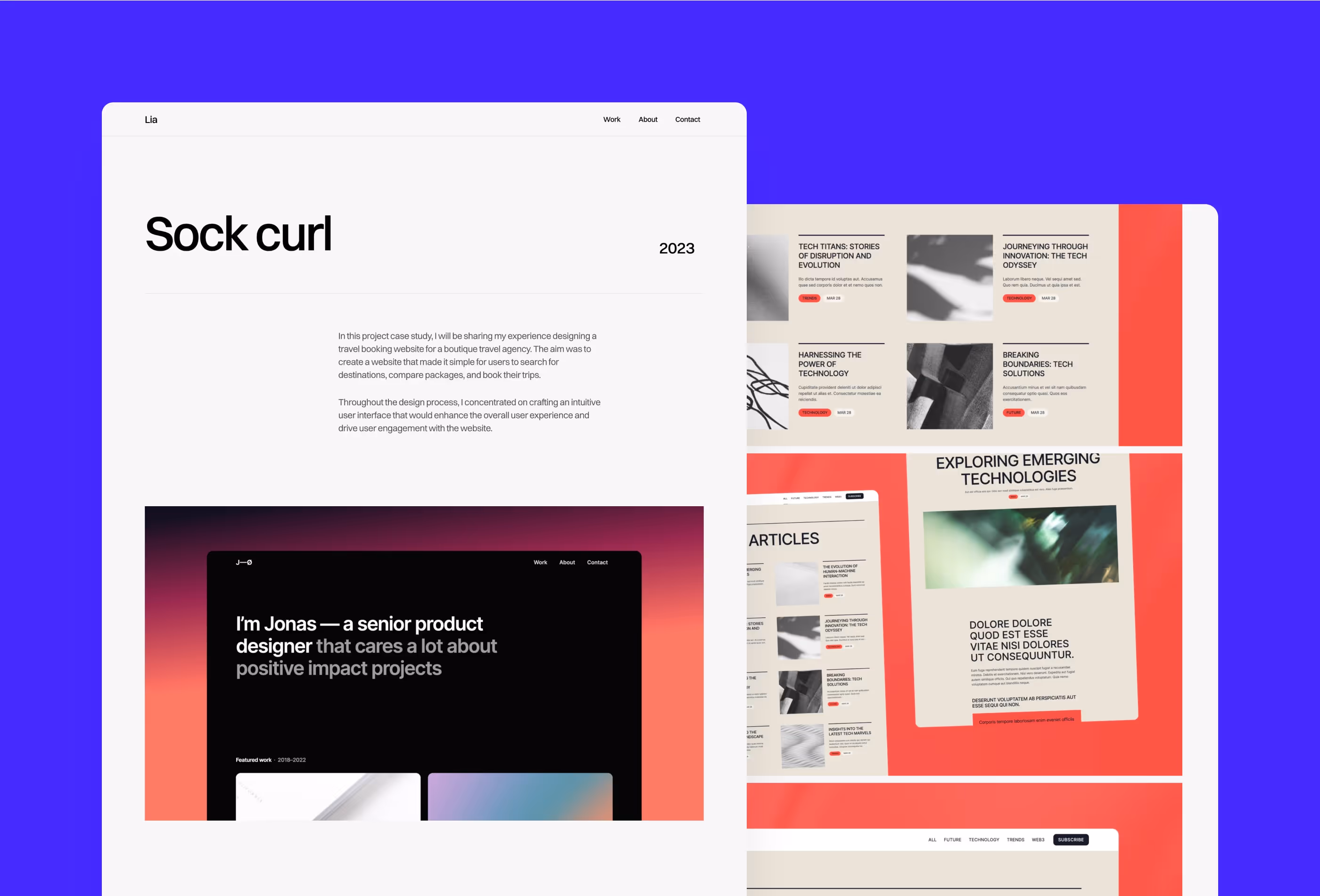 Format premium Framer design portfolio template by Bryn Taylor