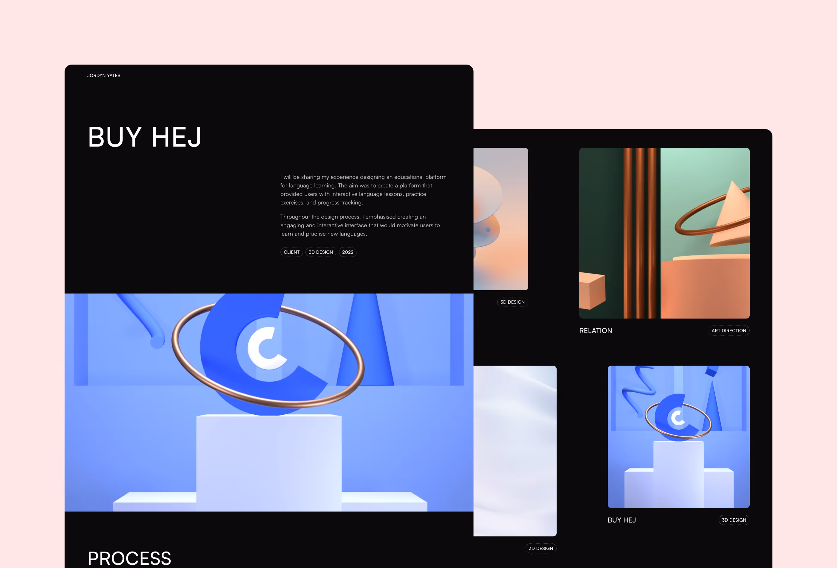 Darkfolio premium portfolio Framer template by Bryn Taylor
