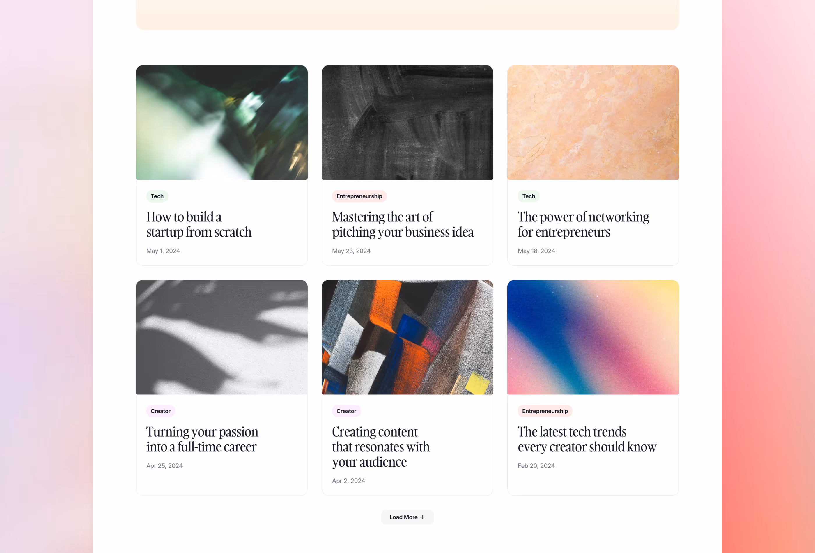 Compose is a vibrant, clean and minimal blog template for Framer