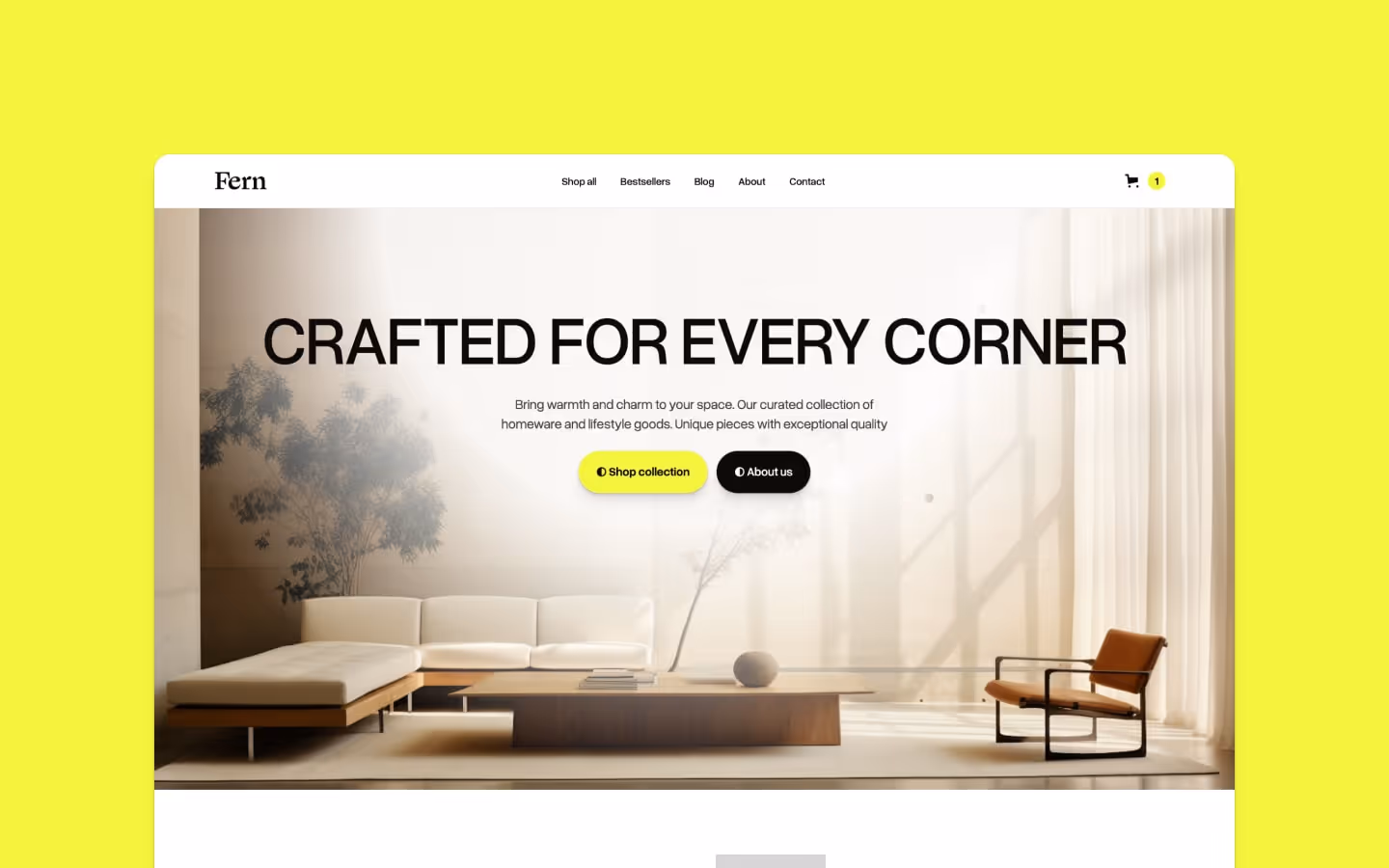 Fern Webflow template